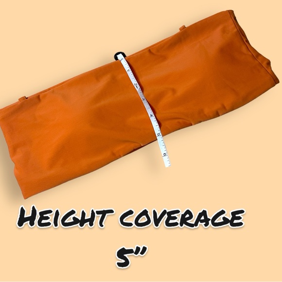 NWT Zaful Bandeau Top Cheeky Bottom Bikini in Copper. Size Medium 👙☀️👙 - Picture 8 of 11